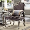 Acme Furniture Picardy Left Facing Chair & 1 Pillow