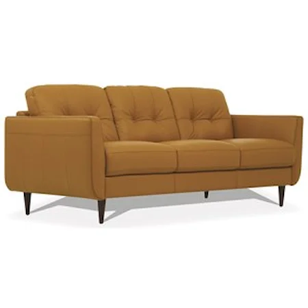 Contemporary Sofa with Button Tufting