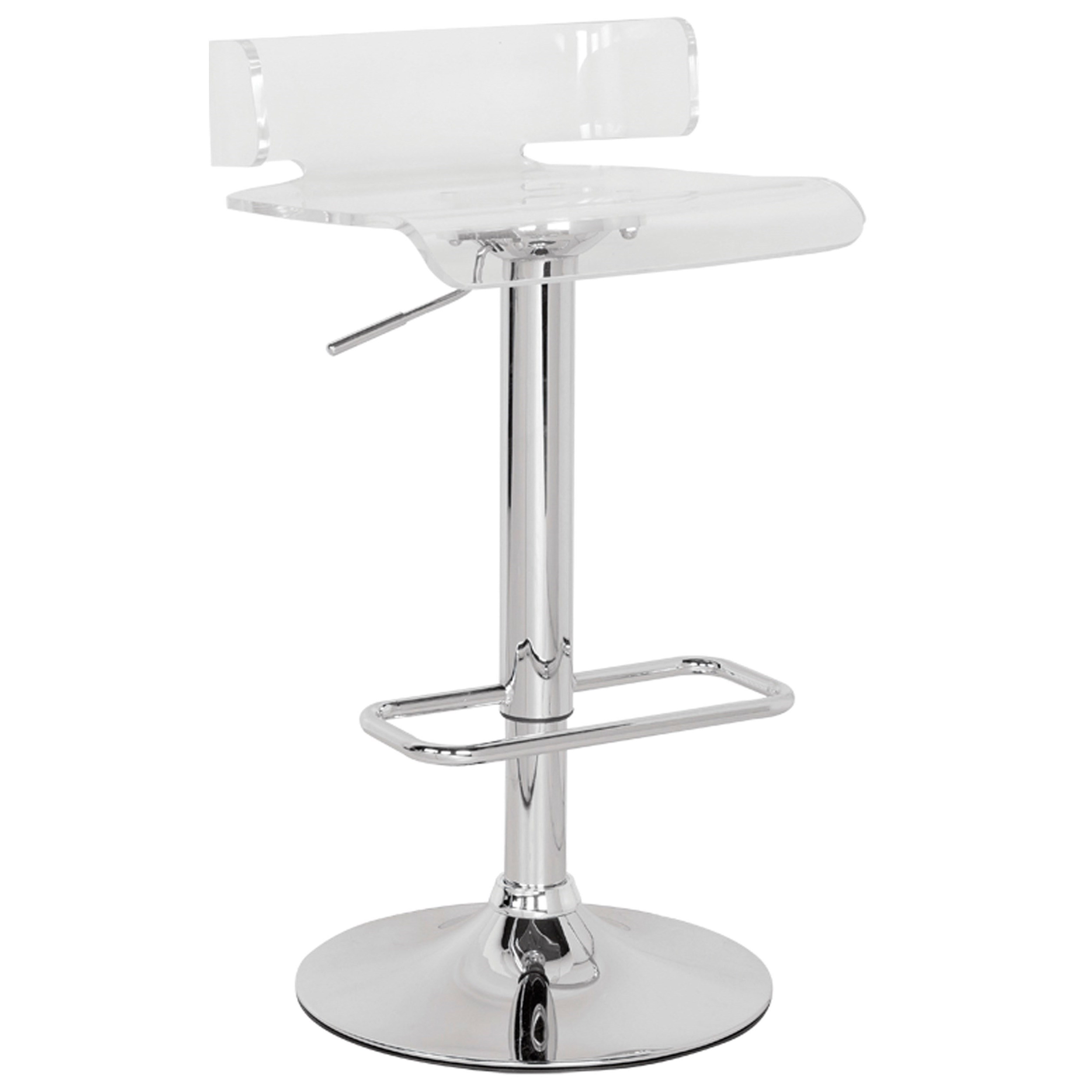 Acrylic adjustable bar stools deals