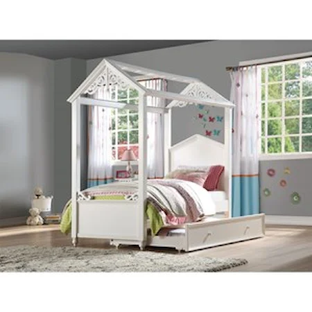 Cottage Full Canopy Bed