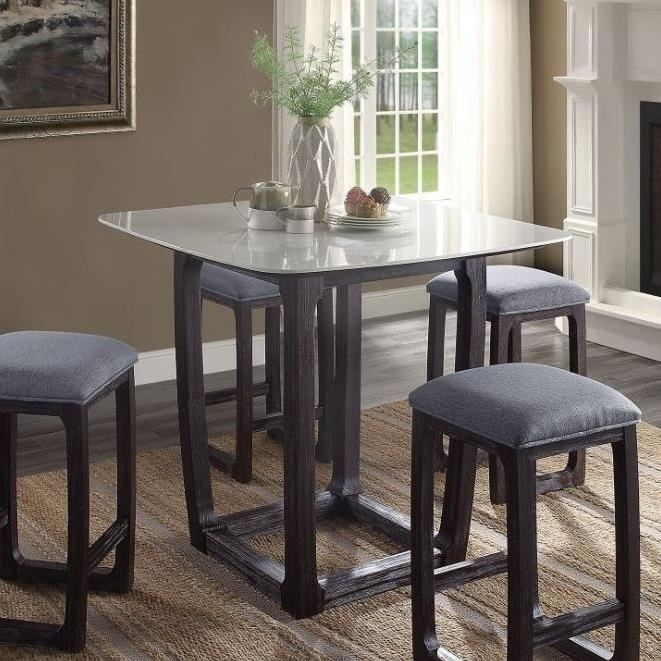 Acme Furniture Razo 72935 Contemporary Counter Height Table with