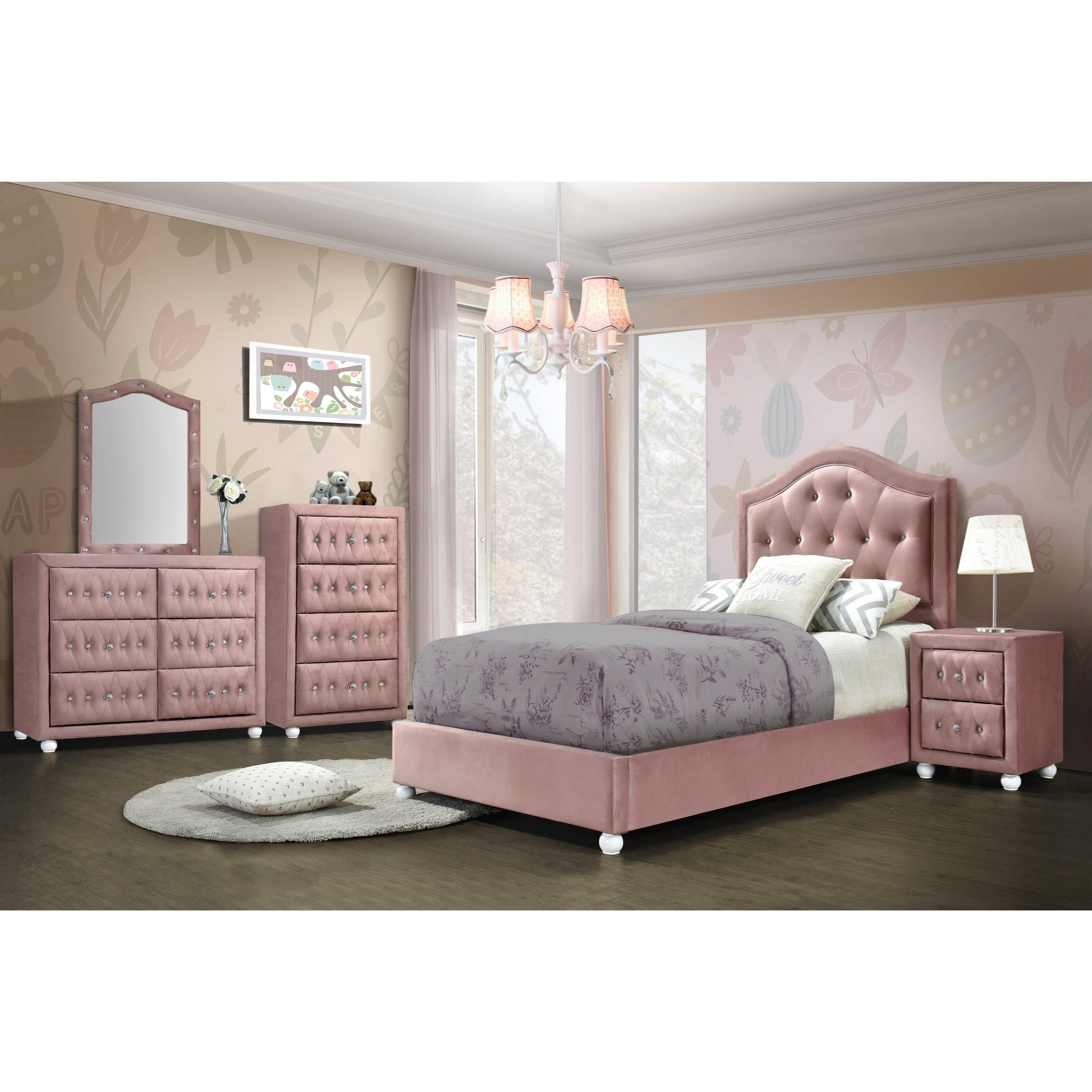 RANDY PINK NIGHTSTAND |