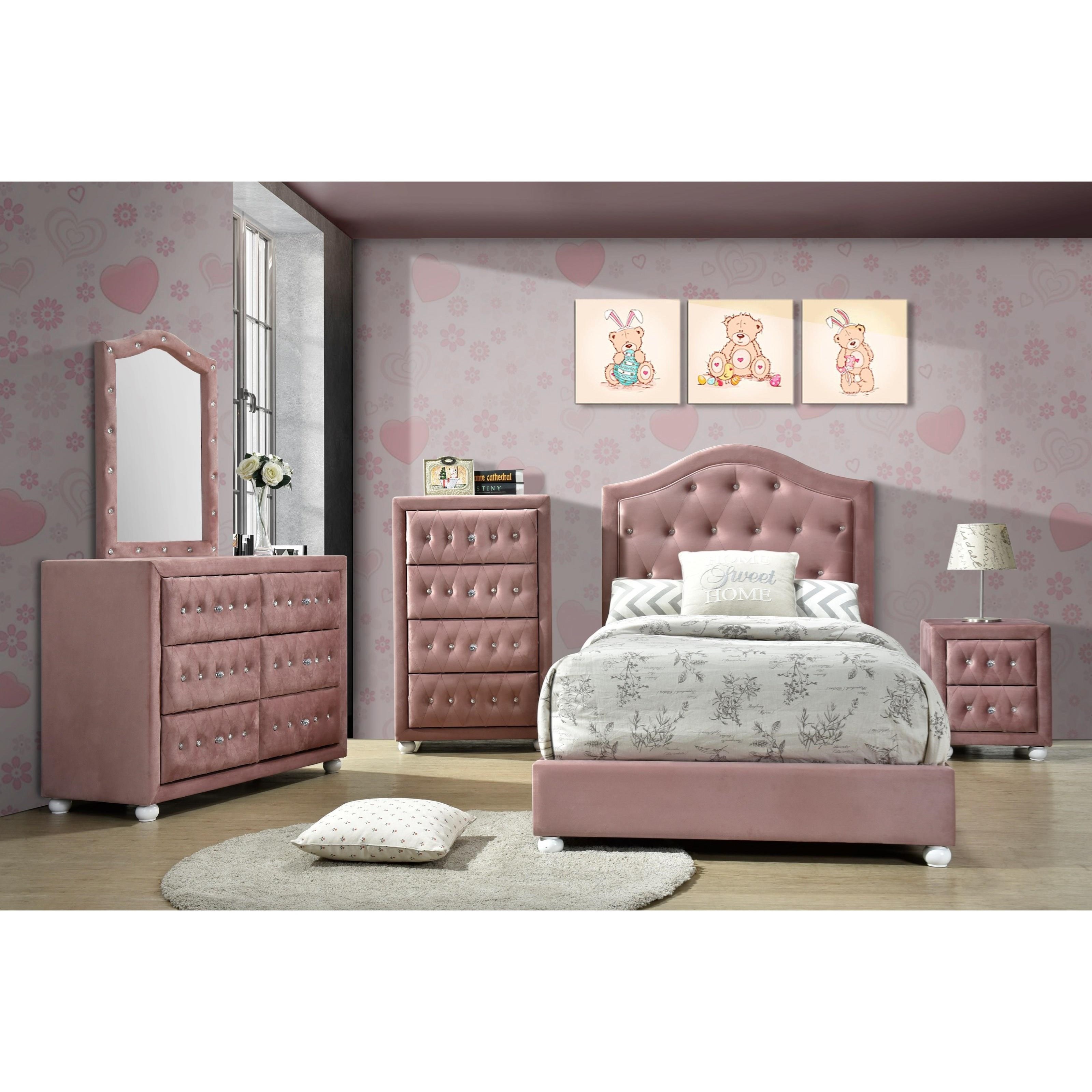 RANDY PINK NIGHTSTAND |