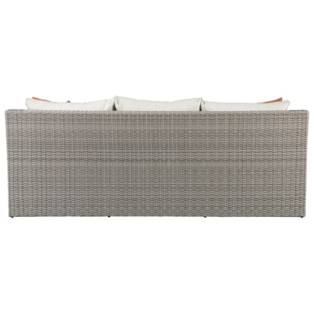 Patio Sectional &amp; 2 Ottomans (2 Pillows)