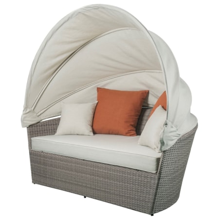 Patio Canopy Sofa & Ottoman