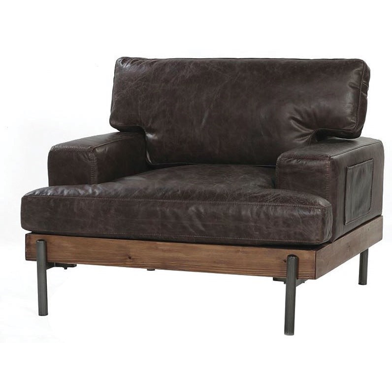 Acme Furniture Silchester 52477 Industrial Leather Chair