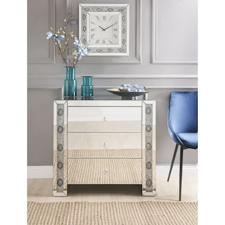 Glam 3-Drawer Console Table