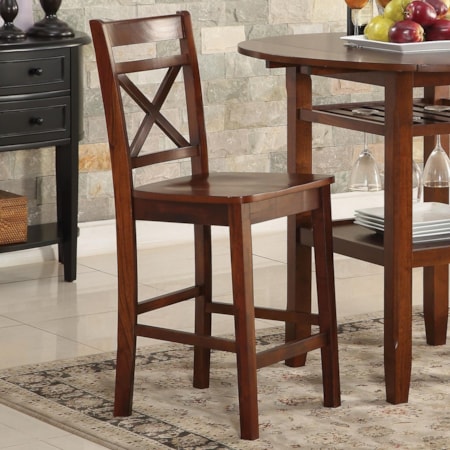 Set of 2 Counter Height Chairs