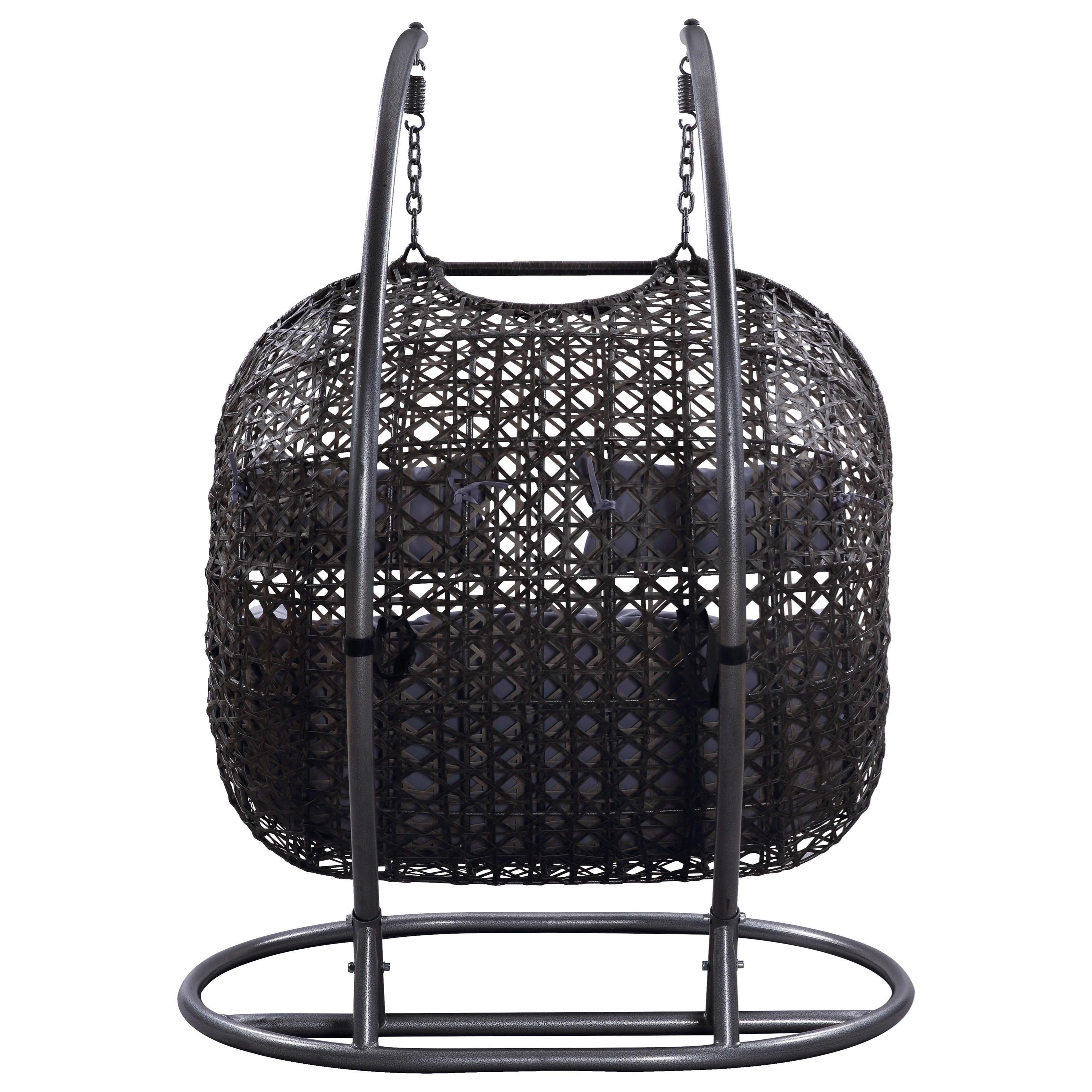 Acme Furniture Vasant 45084 Patio Swing Chair with Stand Del Sol