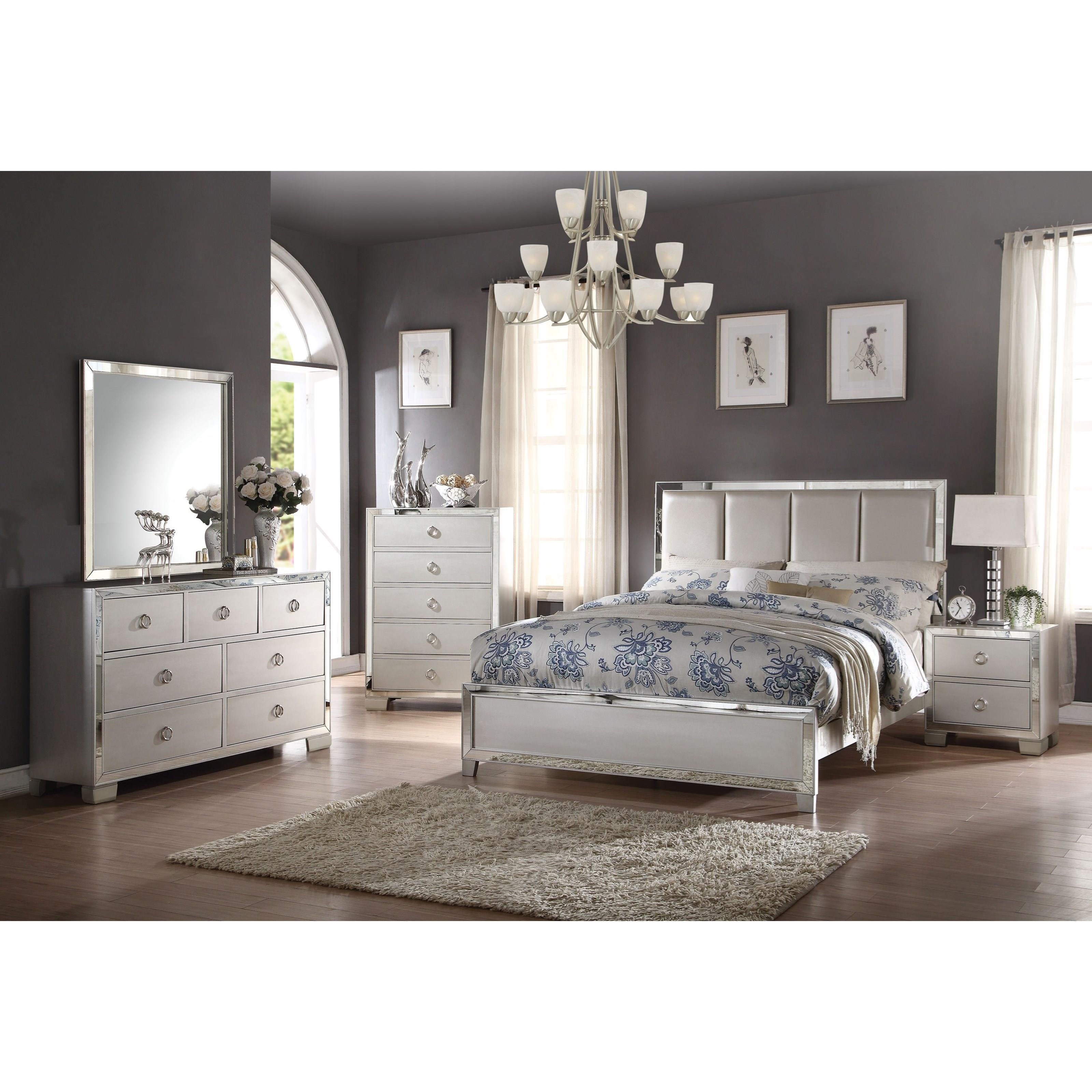 Acme Furniture Voeville II Queen Bed (Padded HB)