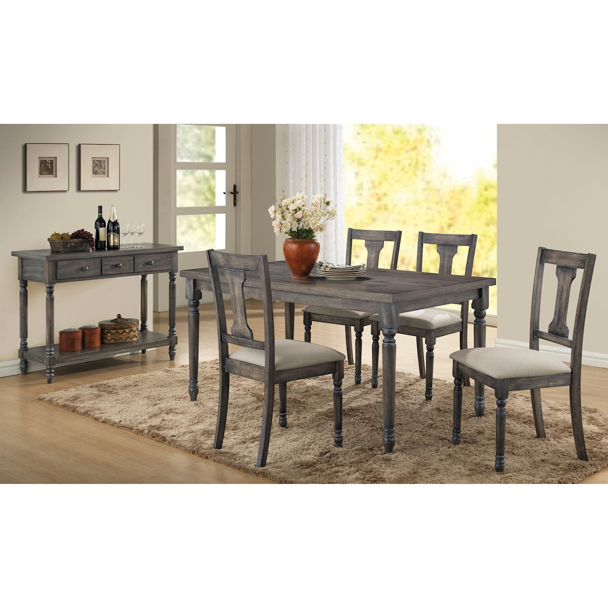 Acme Furniture Wallace Side Chair (Set-2)