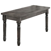 Transitional Dining Bench