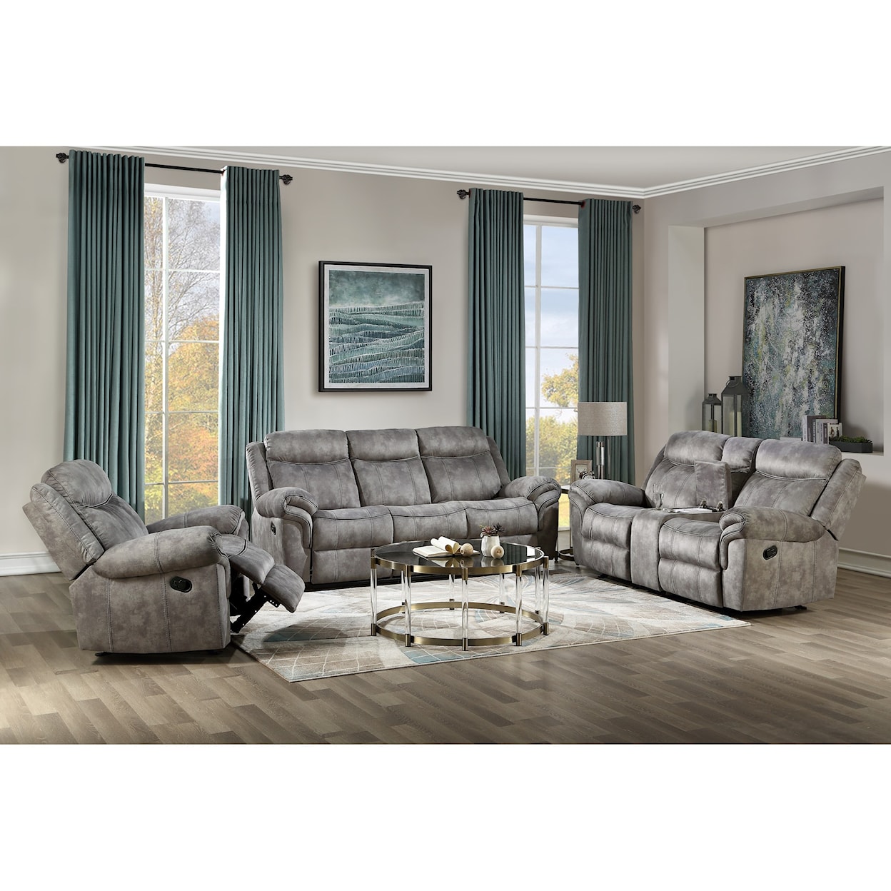 Acme Furniture Zubaida Reclining Glider Sofa