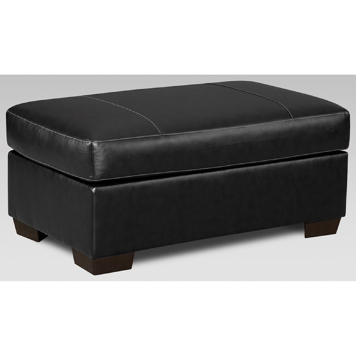 Affordable Furniture Easton EASTON BLACK OTTOMAN |