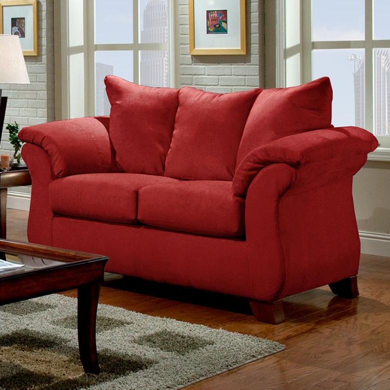 Affordable Furniture 6700 104917028 Transitional Flared Pillow Arm