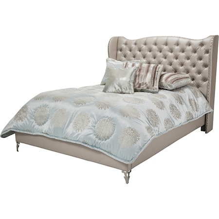 Queen Size Upholstered Bed