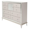 Michael Amini Hollywood Loft Upholstered Dresser