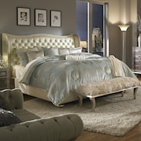 California King Upholstered Bed