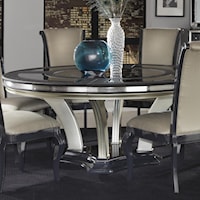 Round Dinner Table w/ Pedestal Base