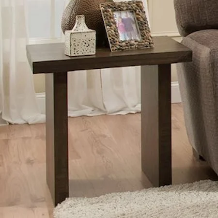 Square Contemporary End Table