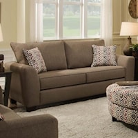 Loveseat with 2 Loose Back Cushions