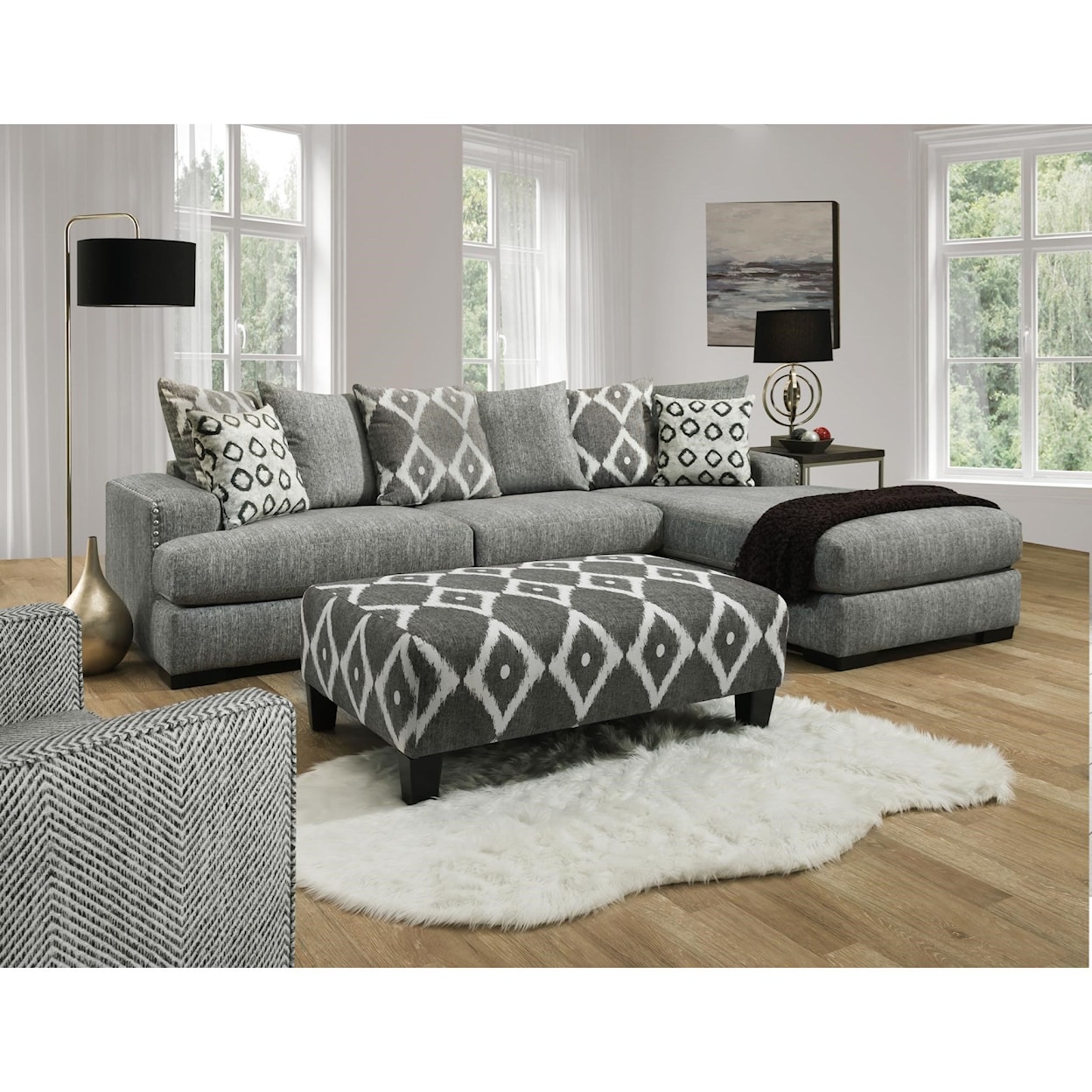 Albany 883 2 Piece Sectional Sofa