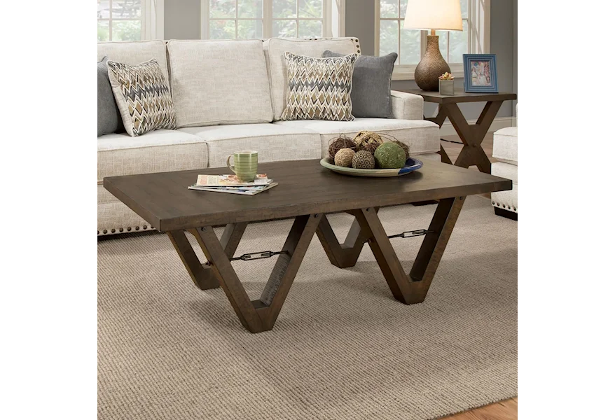 128 Coffee Table by Albany at Furniture and More