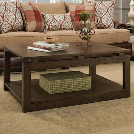 Coffee Table with Floating Top Design