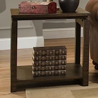 End Table with Floating Top Design