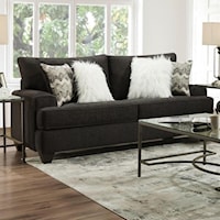 Transitional Full Sleeper Sofa with Wide Track Arms