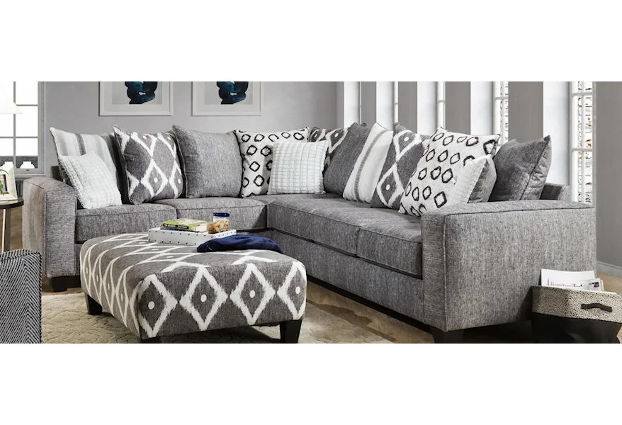 464 Sectional Sofa by Albany at Furniture and More
