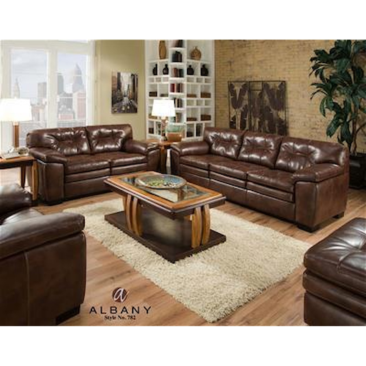 Albany 782 Casual Love Seat