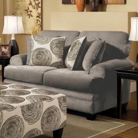 Transitional Loveseat