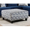 Albany Groovy Navy Ottoman