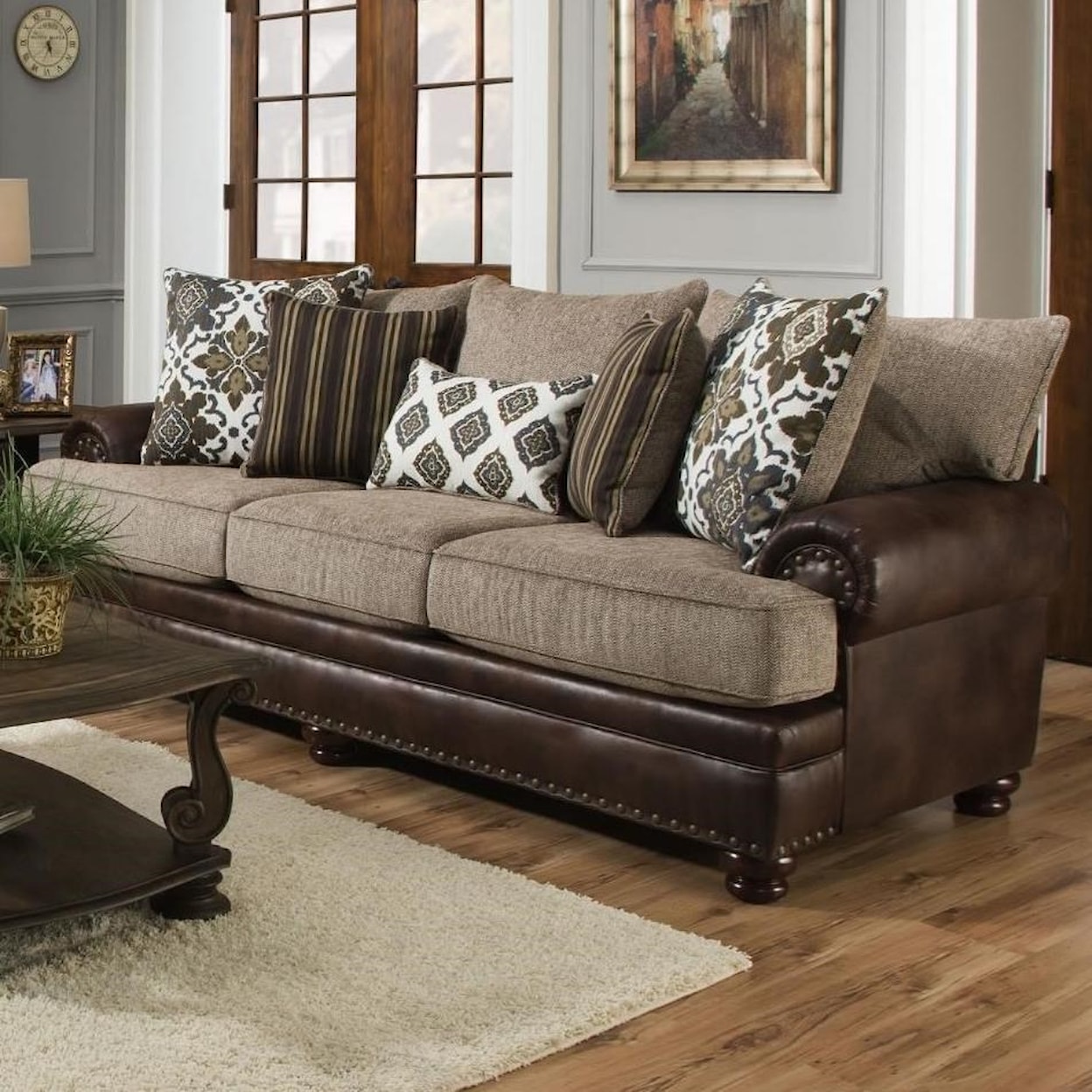 Albany 8647 Traditional Sofa