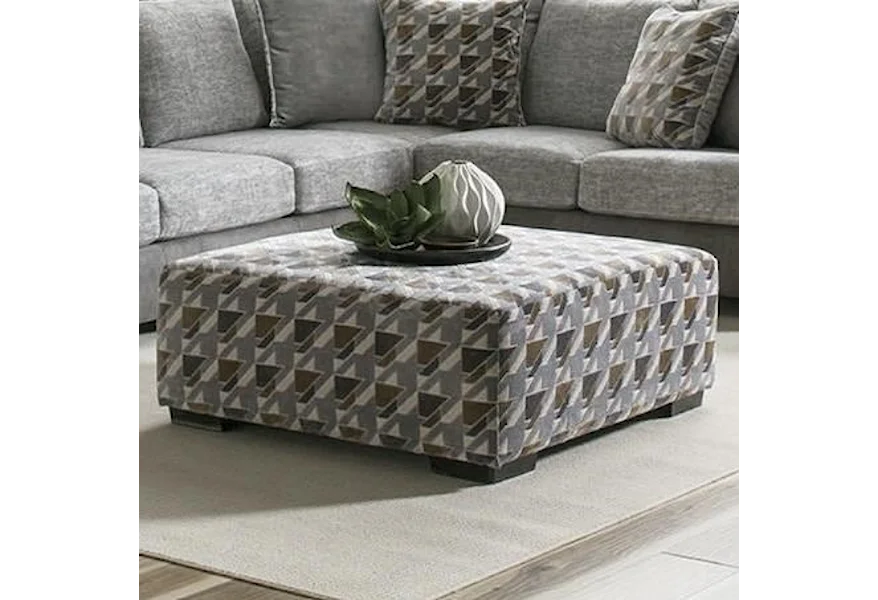 8784 Cocktail Ottoman by Albany at Furniture and More
