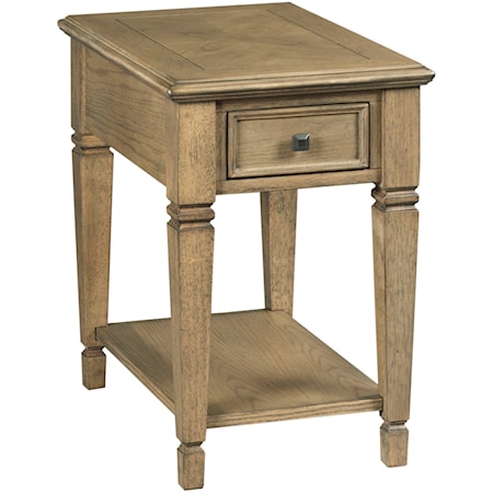 Chairside Table with Storage Drawer