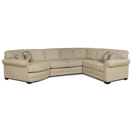 Casual 4 Piece Sectional