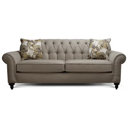Sofa with Button Tufted Back