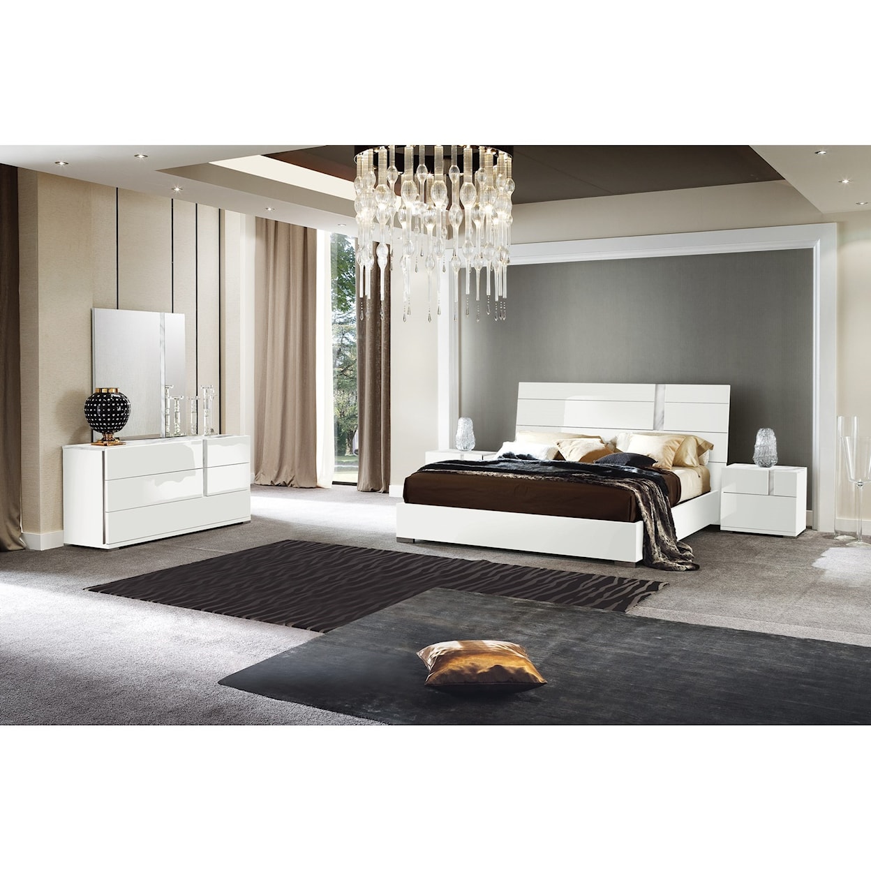 Alf Italia Bianca Dresser Mirror