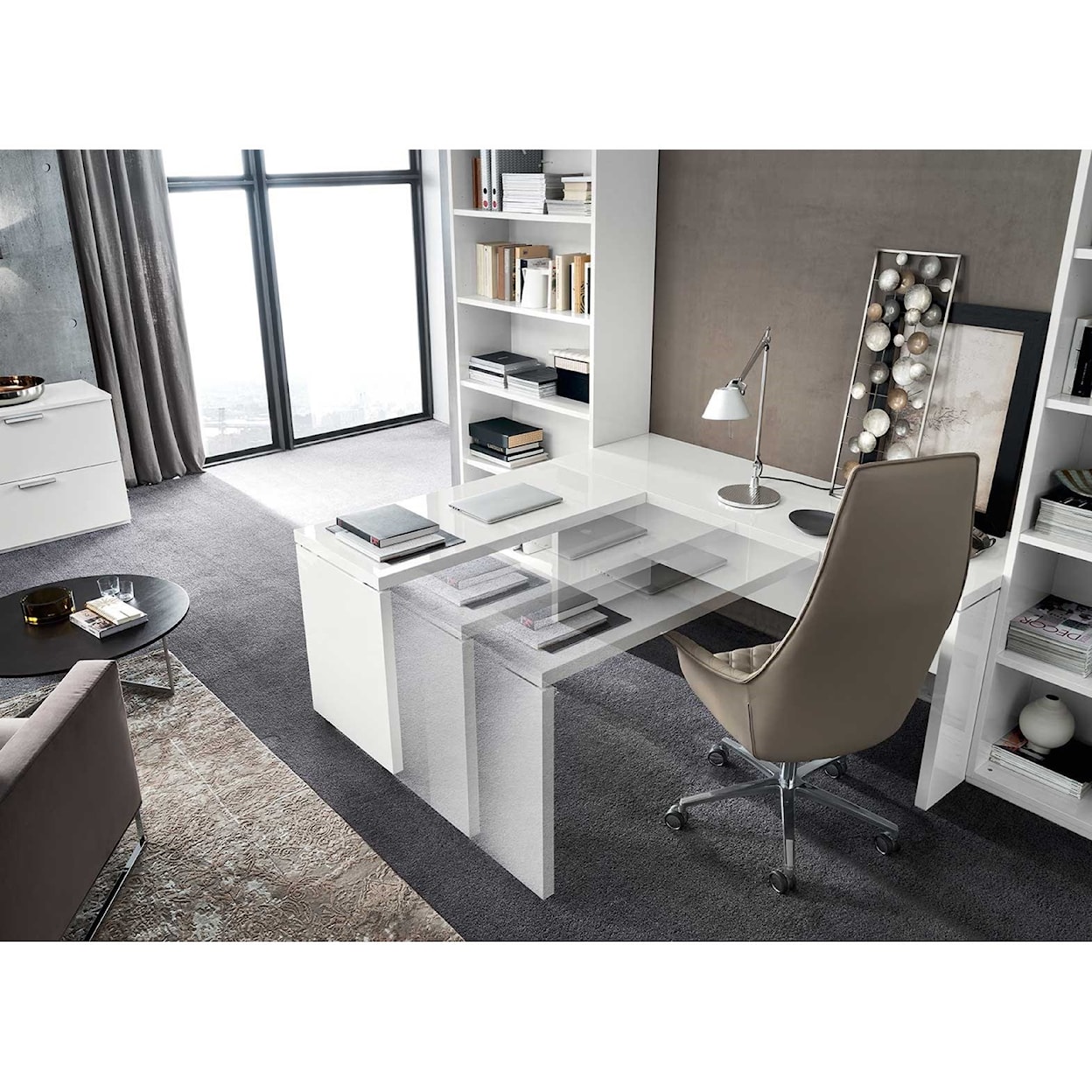 Alf Italia Sedona Desk with Return