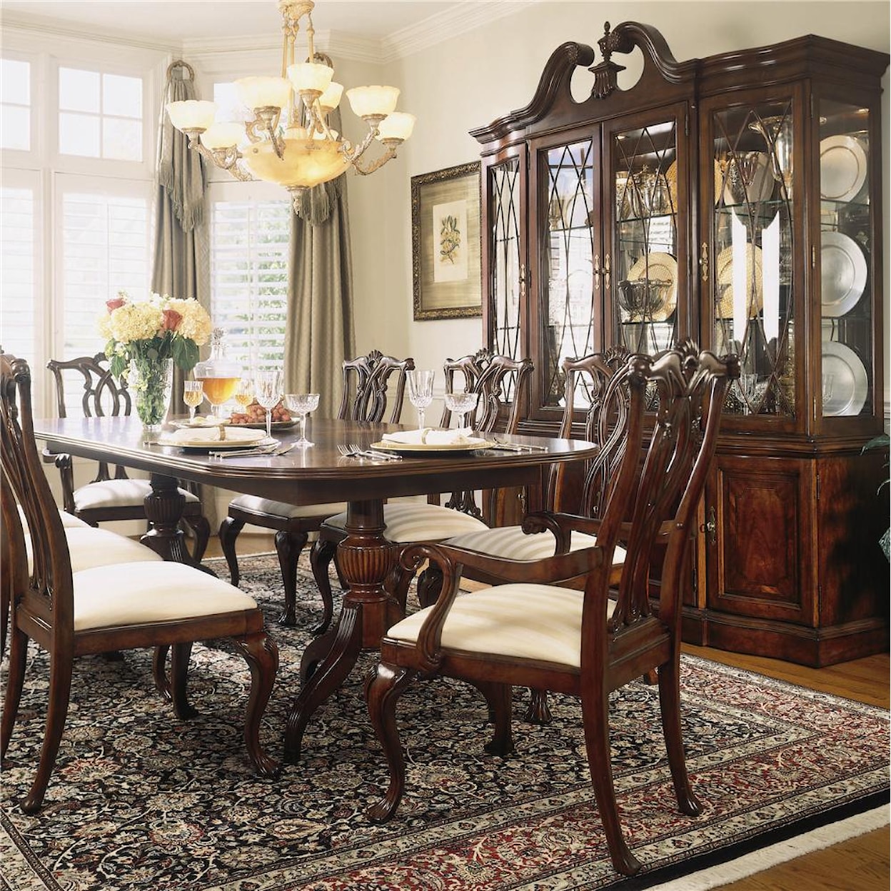 American Drew Cherry Grove 45th Pedestal Table