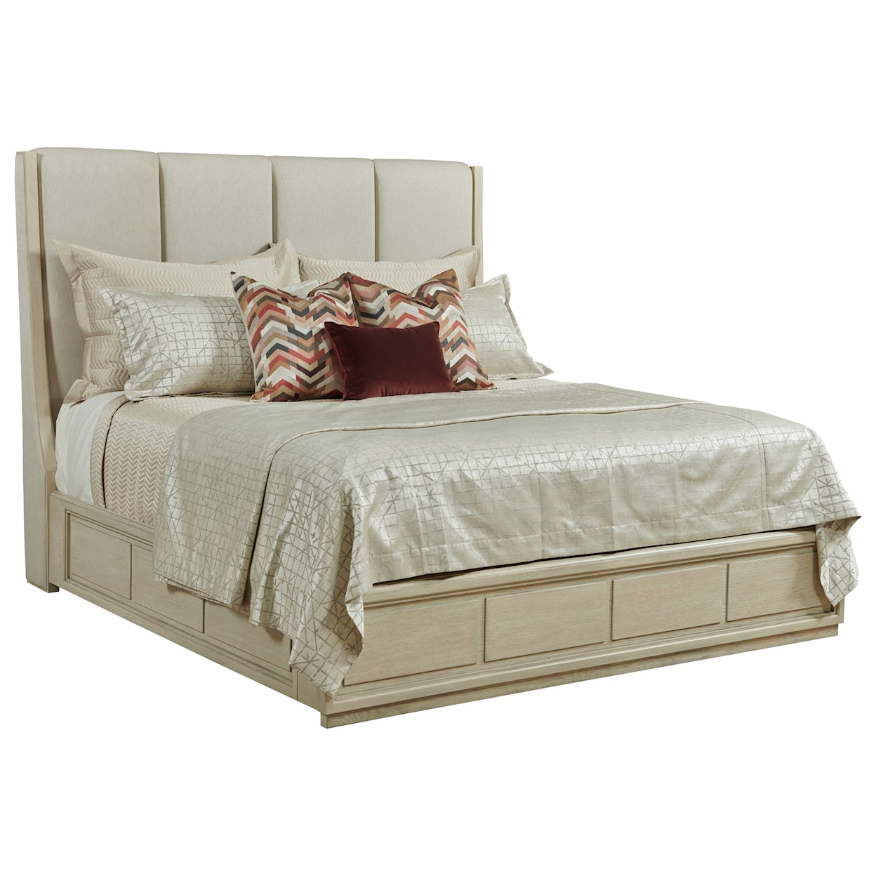 American Drew Lenox California King Upholstered Bed