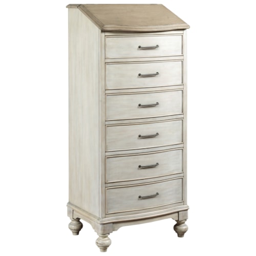 Natick Six Drawer Lingerie Chest with USB Charger