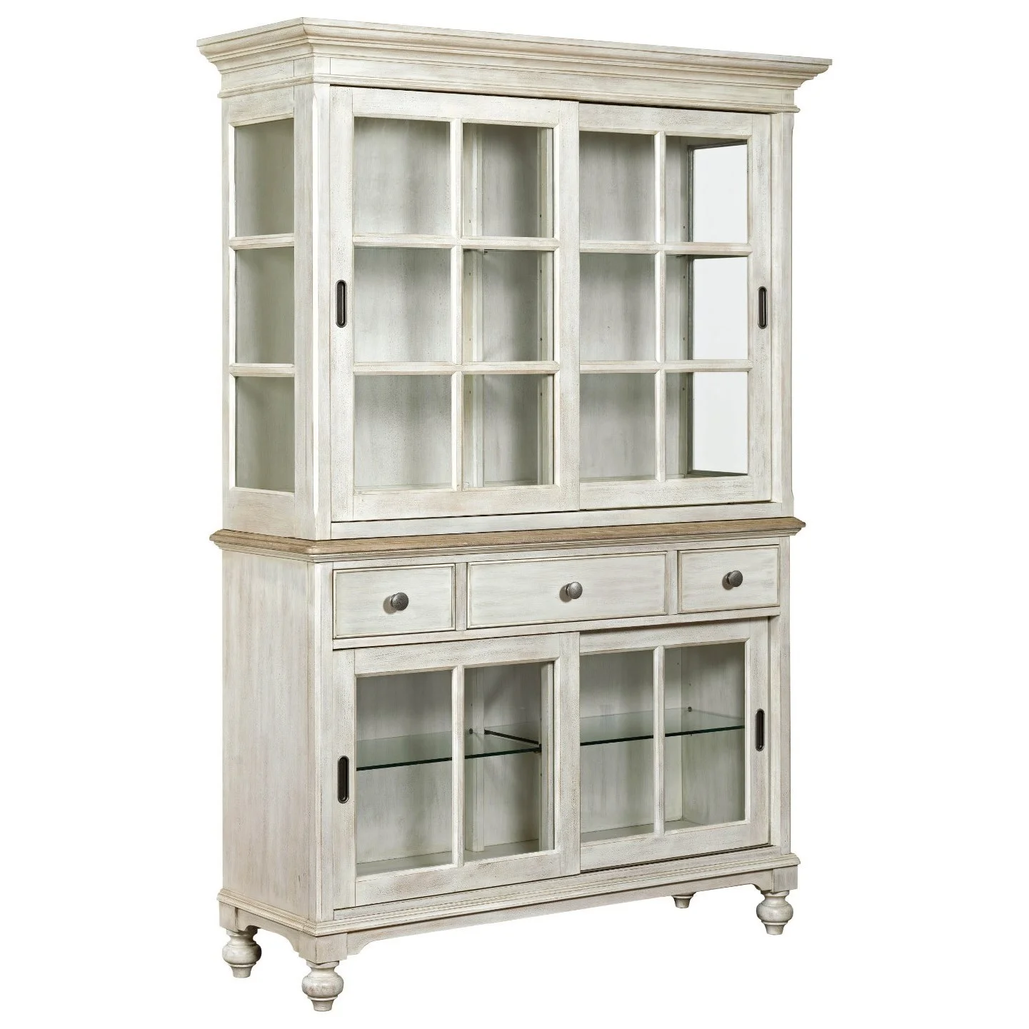 American Drew Litchfield 750 750-850R Sullivan China Cabinet with Sliveware  Tray | Esprit Decor Home Furnishings | Dining - China Cabinets, image size:1441x1441
