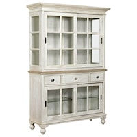 Sullivan China Cabinet with Sliveware Tray