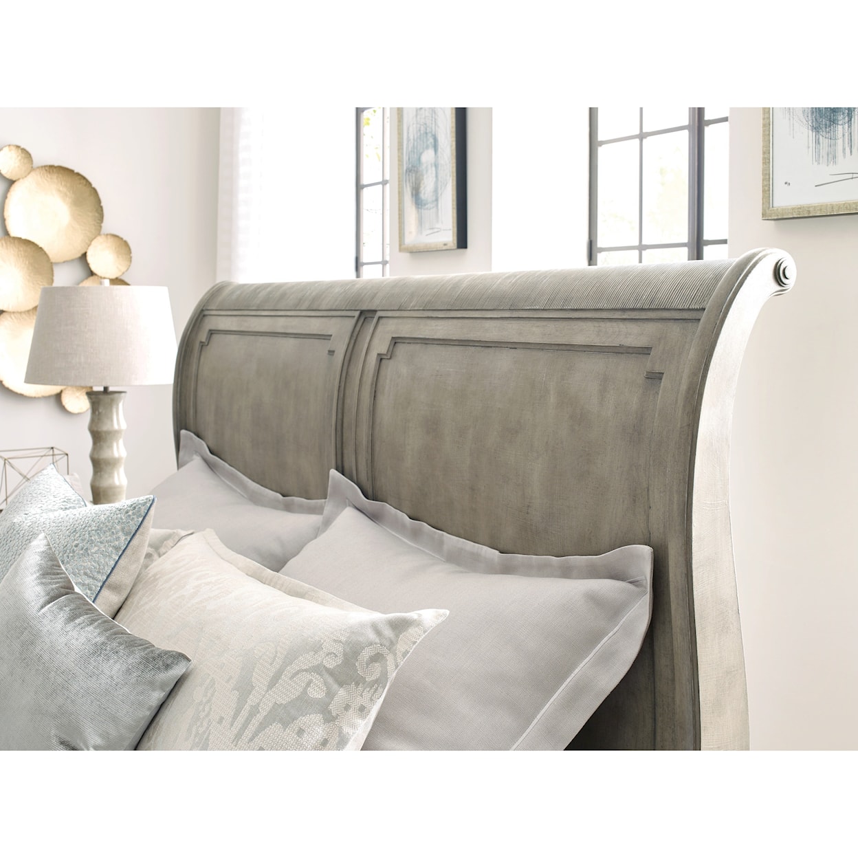 American Drew Savona Anna King Sleigh Bed