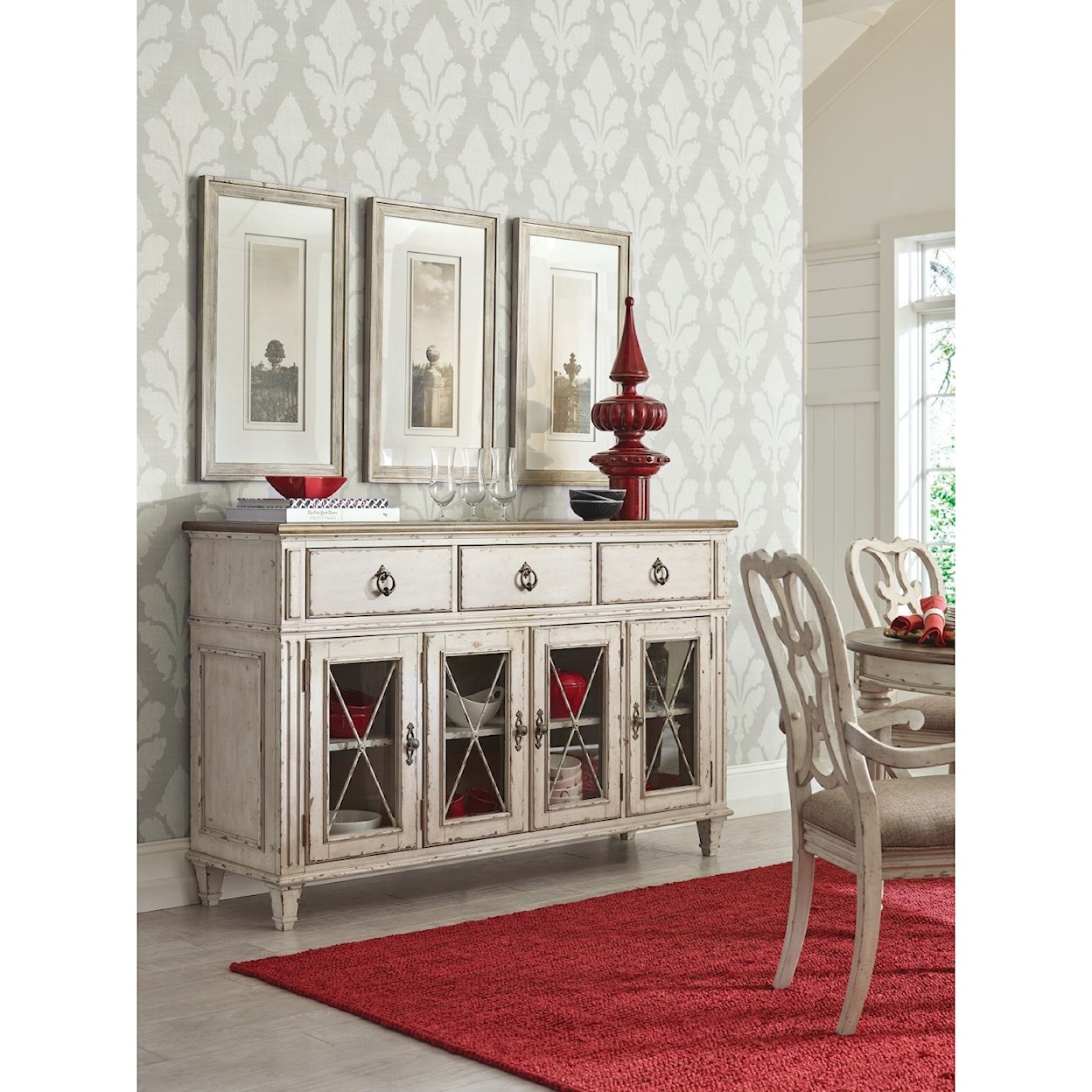 American Drew SOUTHBURY Sideboard With Adjustable Shelves