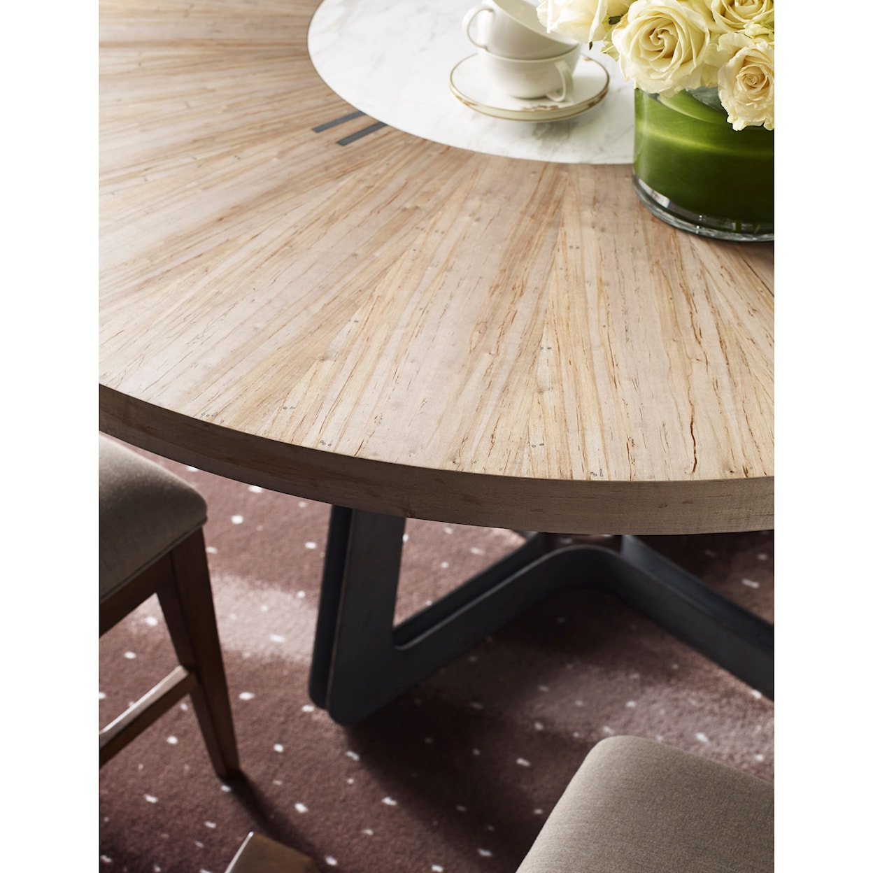 American Drew Modern Synergy Concentric Round Table