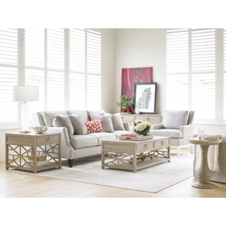 Biscane Round End Table